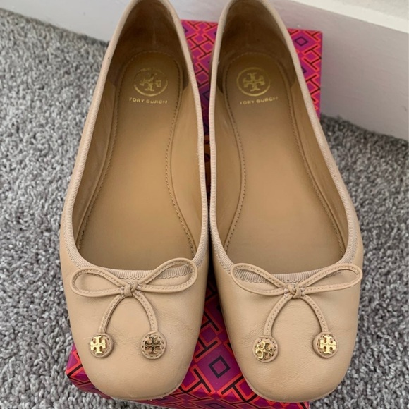 Tory Burch Tan Ballet Flats - Picture 2 of 7